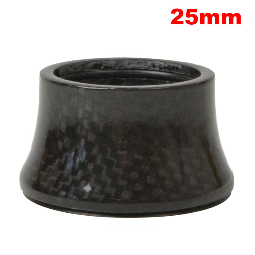 Lightweight 1-1/8" Carbon Fiber Headset Spacer 25mm for Bicycle