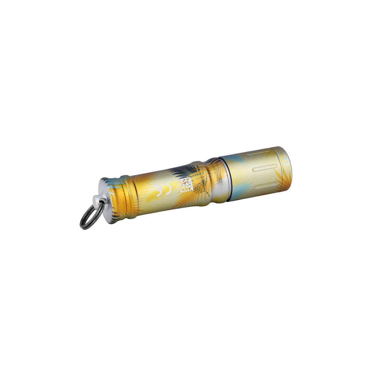 Waterproof EDC Keychain Flashlight - 90 Lumens, Aluminum, Compact