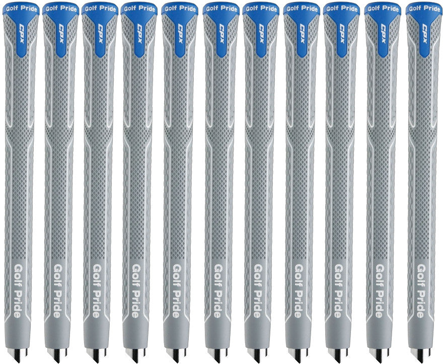 Golf Pride CPX Golf Club Grips Midsize Jumbo & Undersize Blue Gray