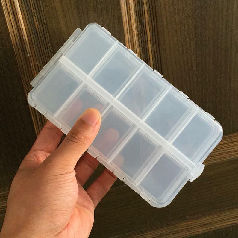 20 Compartment Fishing Tackle Box for Hooks Baits Beads and Small Items