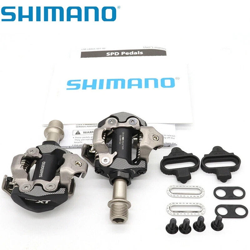 Shimano Deore XT PD-M8100 SPD XC Mountain Bike Clipless Pedals with SH51 Cleats