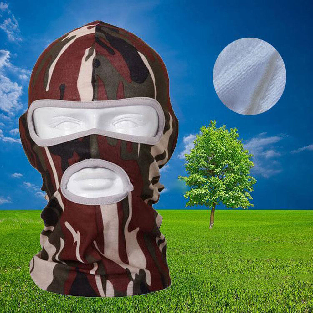Unisex Full Face Mask Balaclava for Outdoor Activities - Summer Tactical Helmet Liner