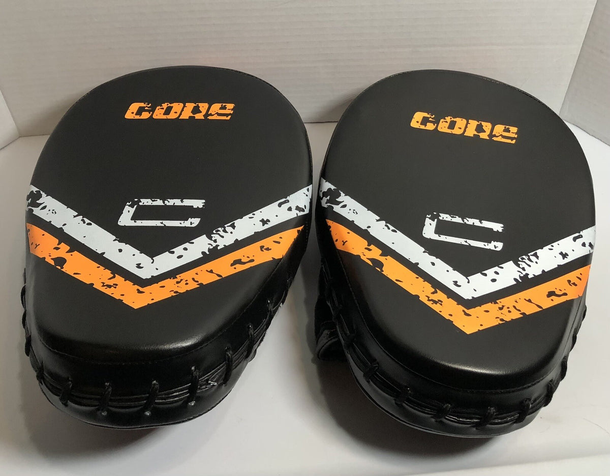 Leather Boxing Punching Mitts Focus Pads Training Gear Size 28