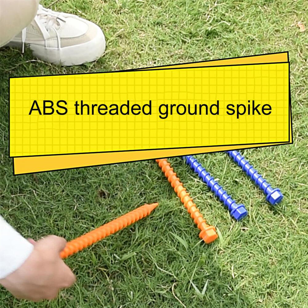 Heavy Duty Tent Stakes 10-Pack Camping Spikes Canopy Anchors Ground Pegs