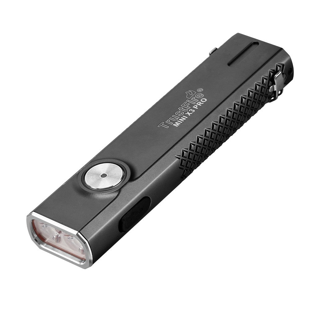 6-in-1 LED Flashlight with UV & Green Light - TrustFire X3-PRO, 2050 Lumens