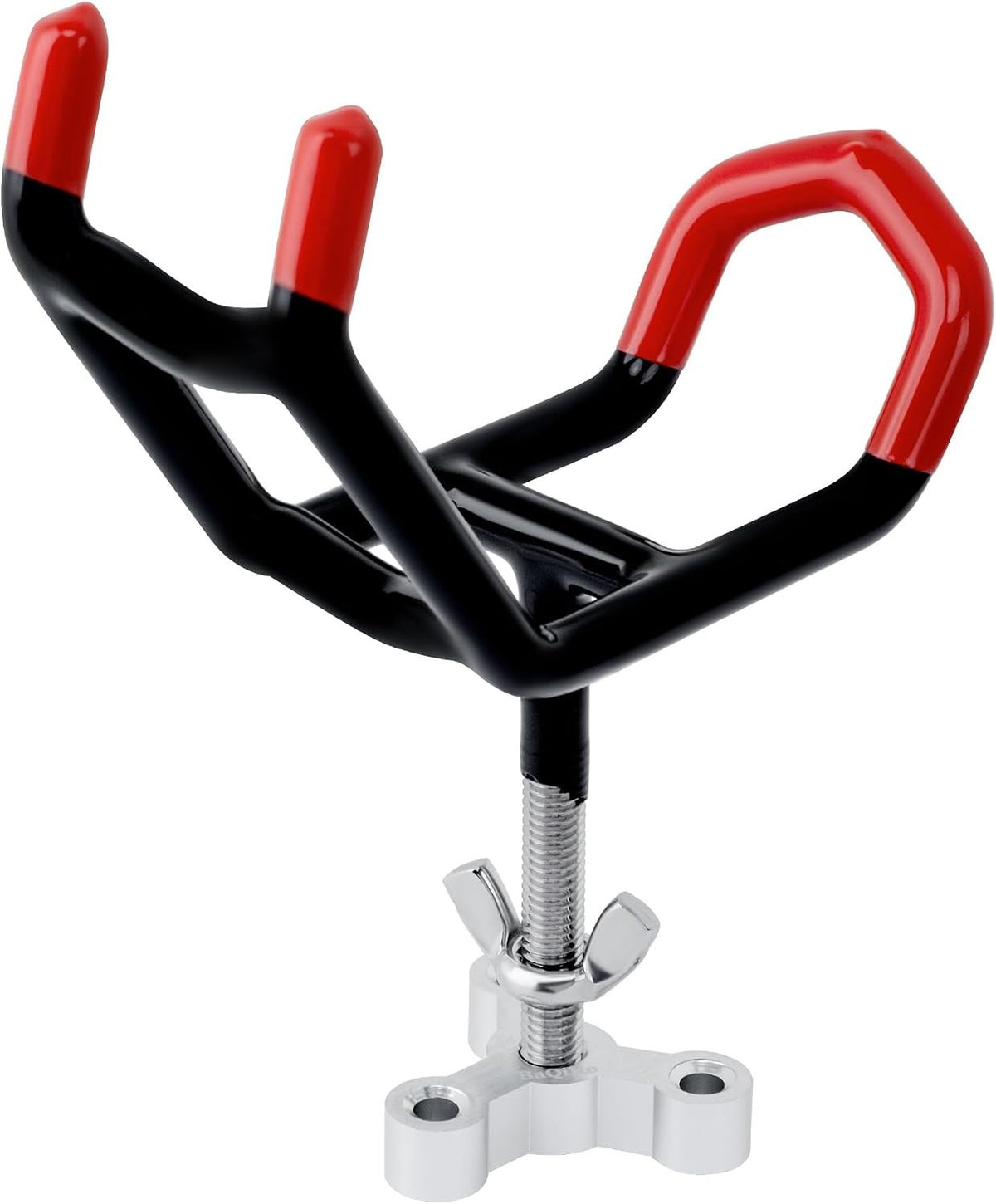 4 Pack Boat Fishing Rod Holders with Anti-Slip Tips - Dual-Angle Stainless Steel