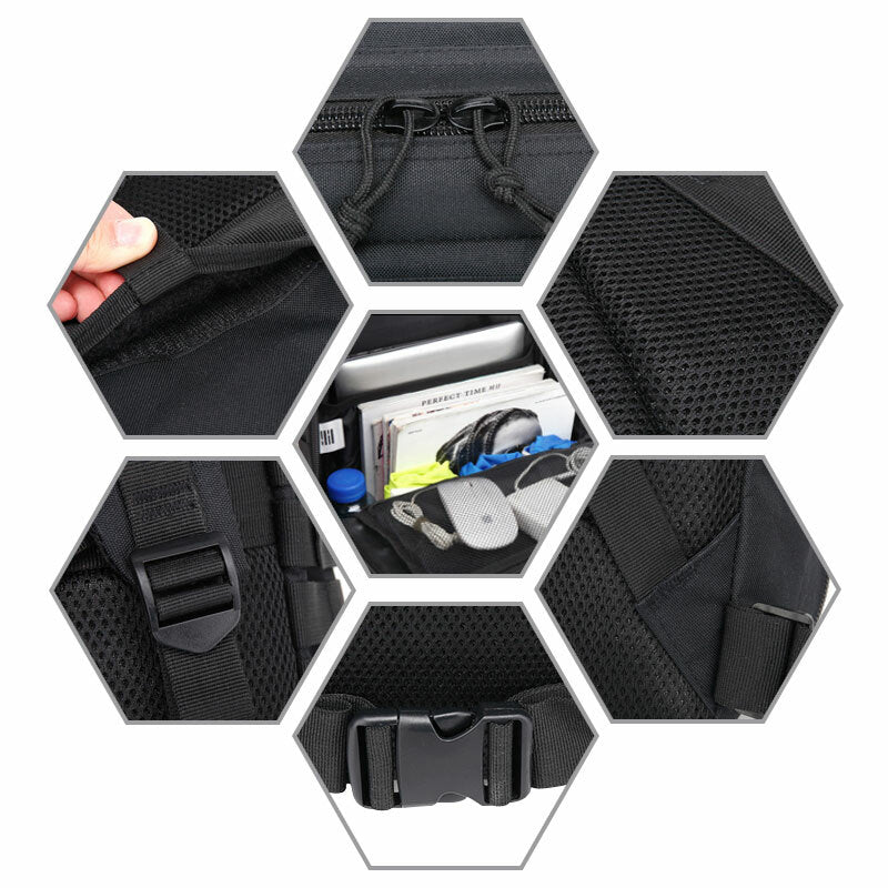 45L Tactical Military Backpack Large Rucksack for Camping Hiking Travel