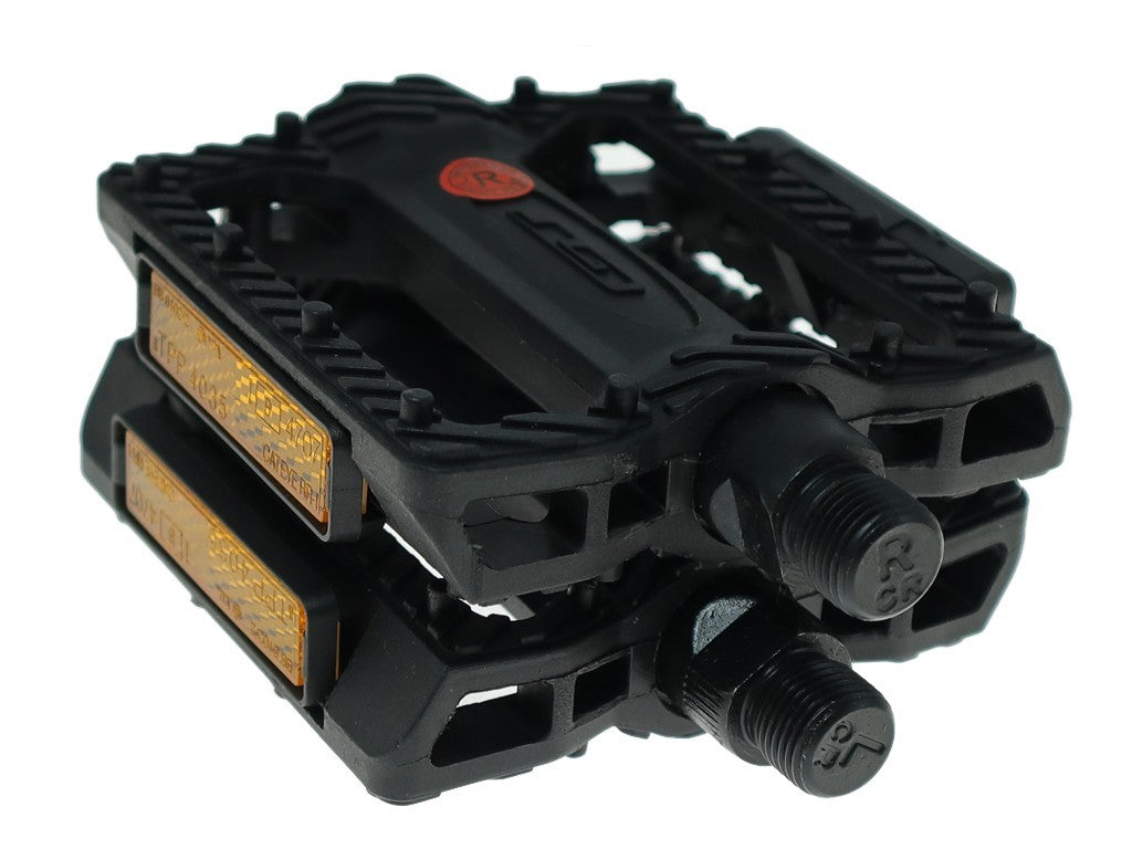 BMX Pedals Platform Pedal 9/16 Inch Spindle Black for Mid School Bikes