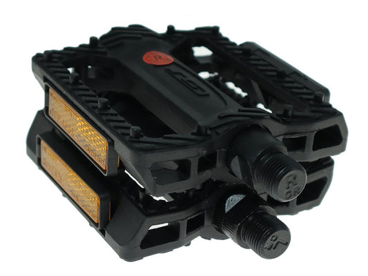 BMX Pedals Platform Pedal 9/16 Inch Spindle Black for Mid School Bikes