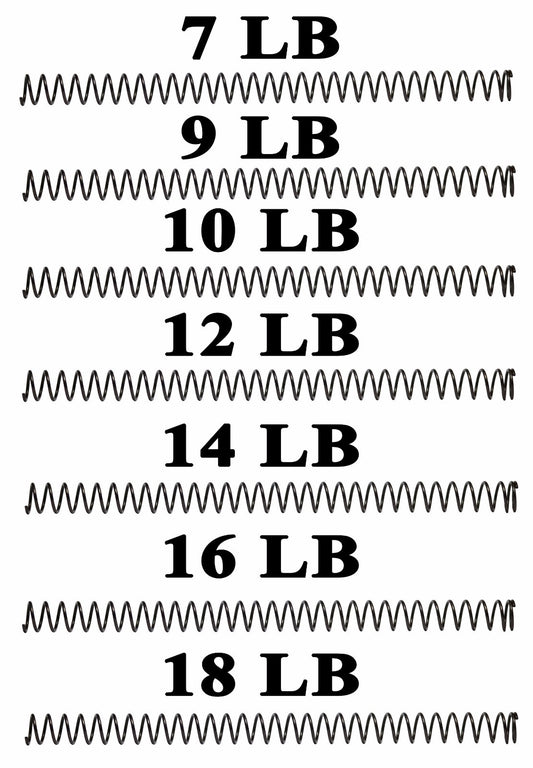1911 Recoil Spring Kit - Full Size Government 7lb to 18lb Springs