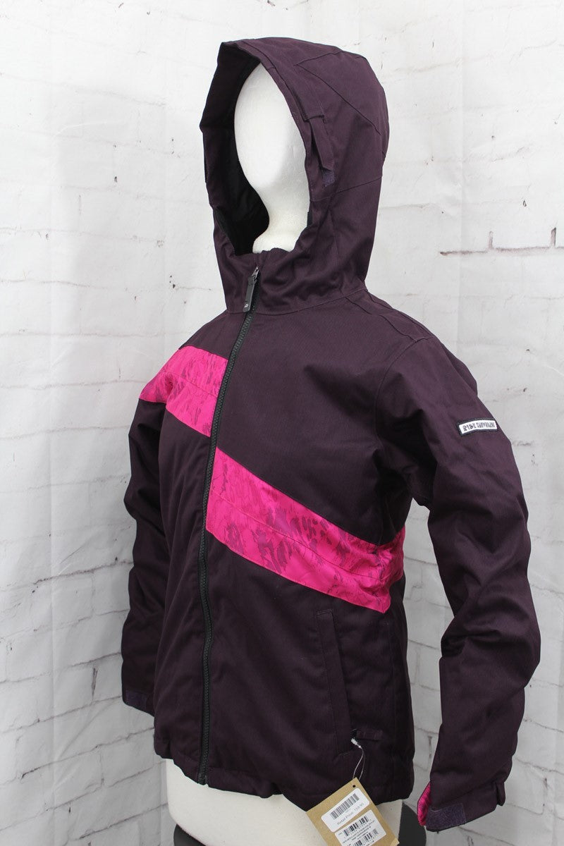 Girls 3-in-1 Snow Jacket with Fleece Inner Layer - Vamp Purple Youth Medium