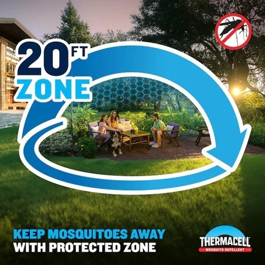 Mosquito Repellent Device with Refill - Up to 20ft Protection