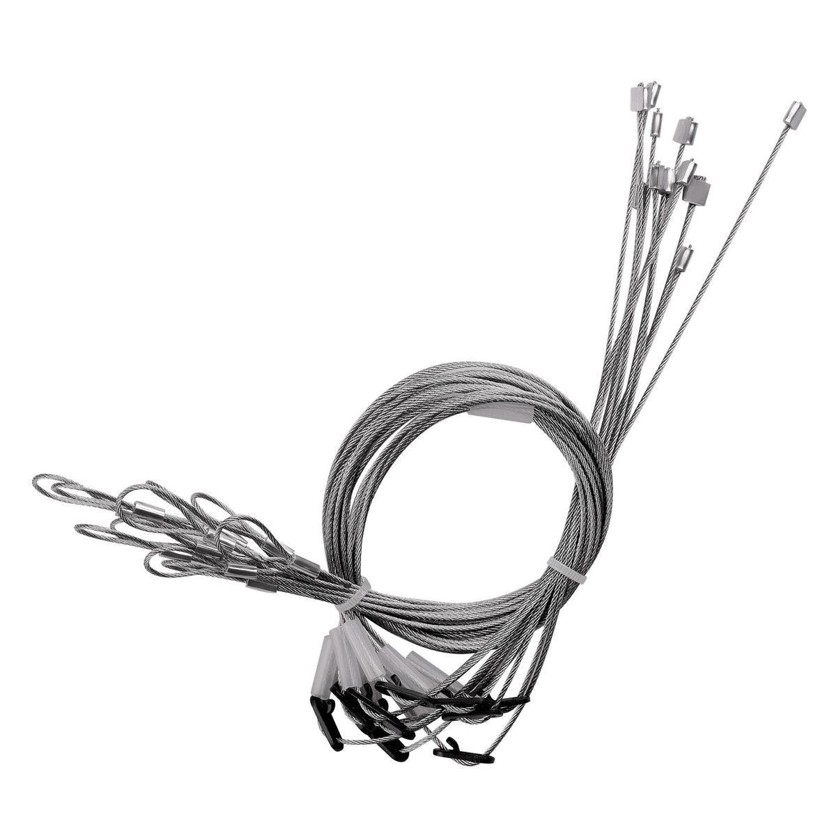 12 Pack Small Game Animal Snares - 36 Inch Copper Cable Trapping Lines