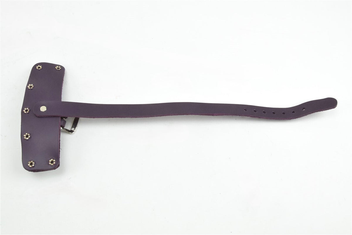 Leather Axe Sheath for 4-3/4-Inch Single Bit Axe - Amish Handmade Purple