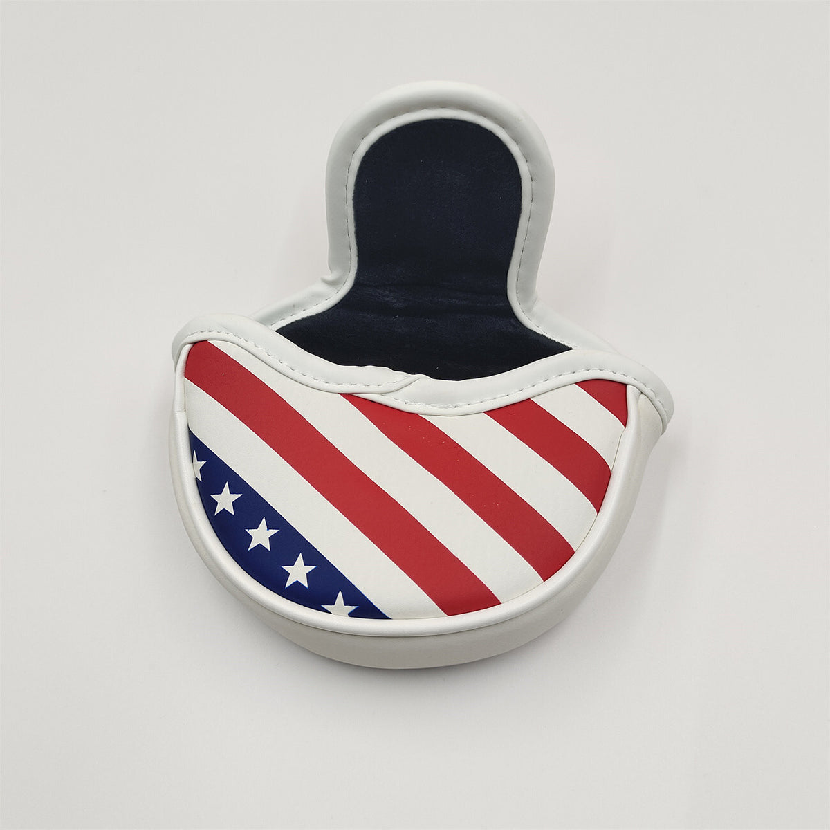 Patriotic USA Flag Golf Mallet Head Cover with Magnetic Closure - Small