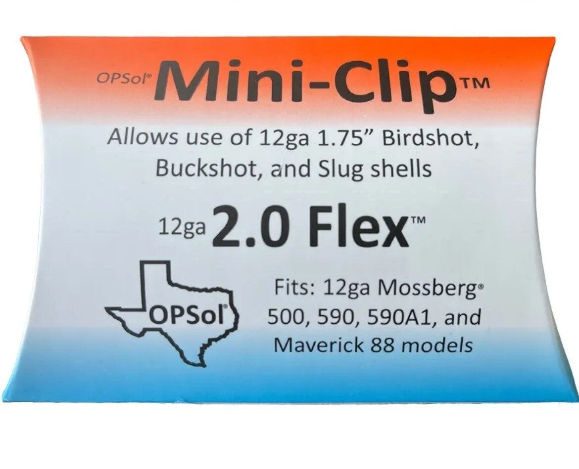 Shotgun Shell Adapter for Mossberg 500 590 88 - 12 Gauge Mini Clip 2.0 Flex
