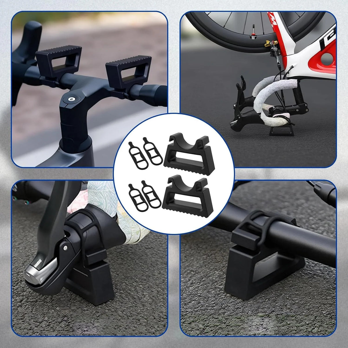Portable Bike Repair Stand with Quick Release Handlebars Support for Mountain, Road & E-Bikes