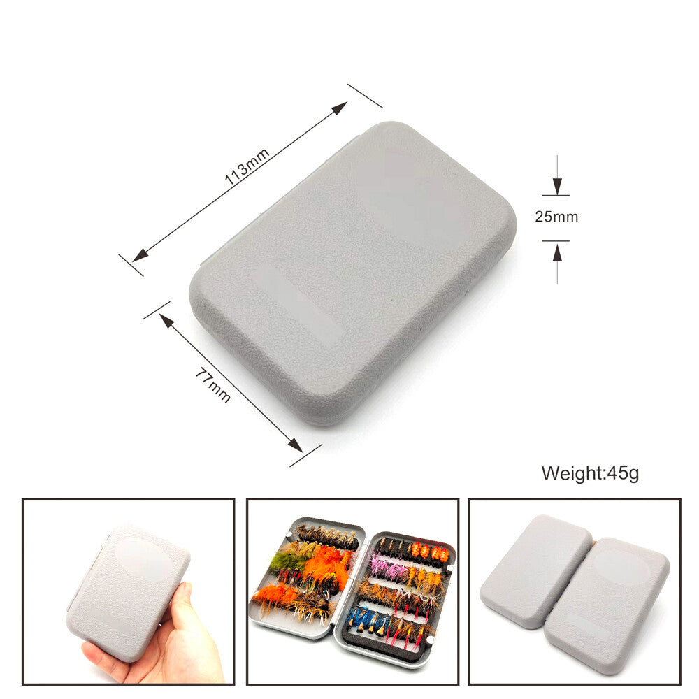 Fly Fishing Flies Kit Assortment 64pcs with Fly Box for Trout Bass