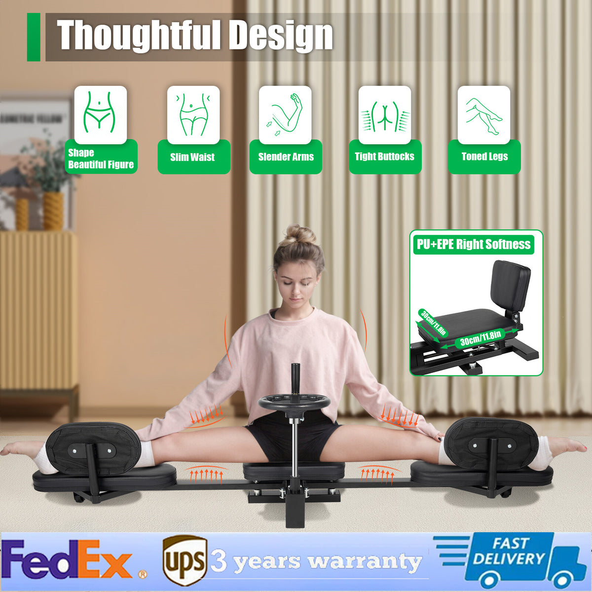 Leg Stretcher Machine for Flexibility and Fitness Training 300KG