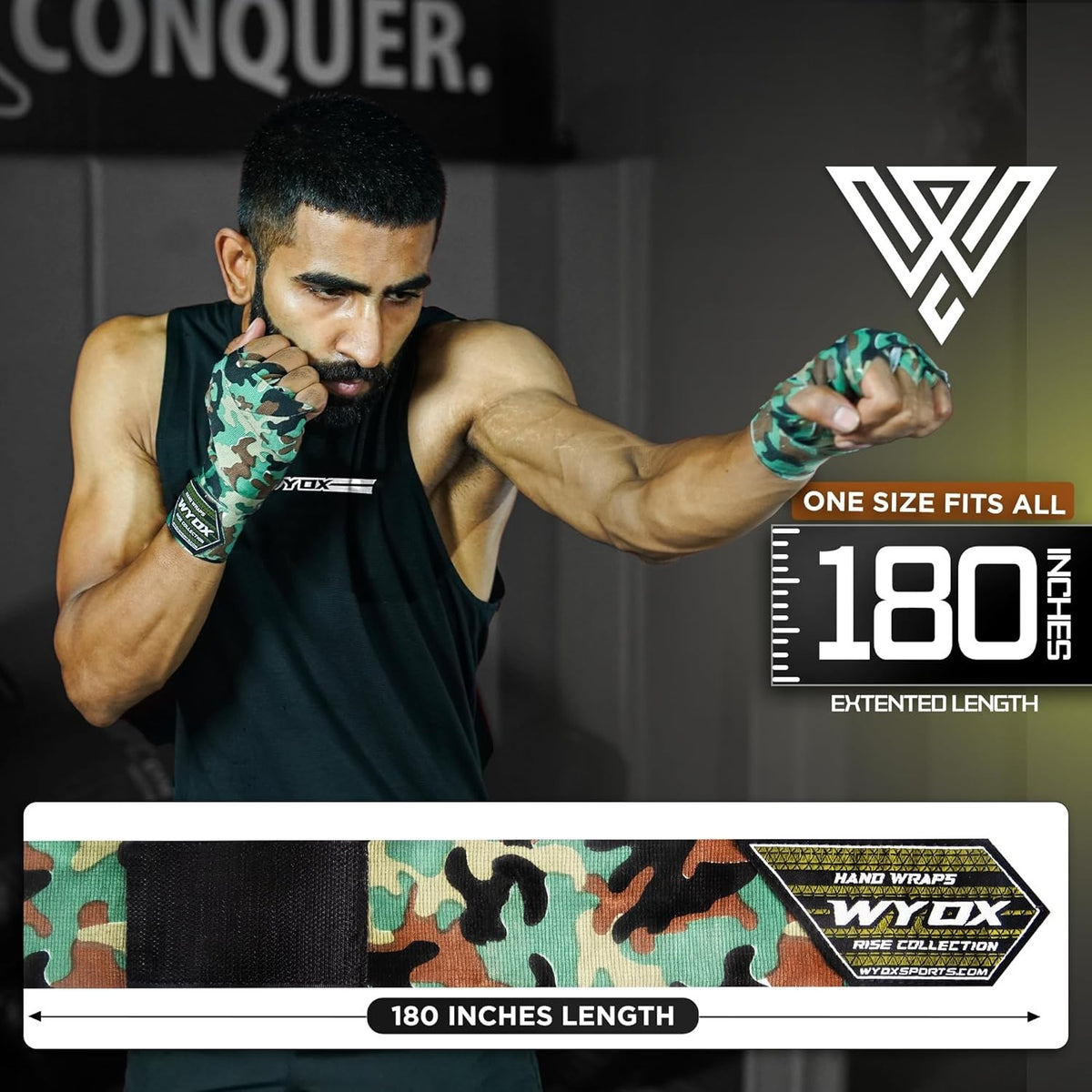 Boxing Hand Wraps 180 Inch & Boxing Gloves for Men Women Muay Thai Training