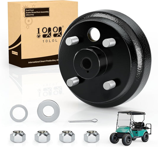 Golf Cart Brake Drum Hub Assembly for EZGO TXT - 24-Tooth Spline