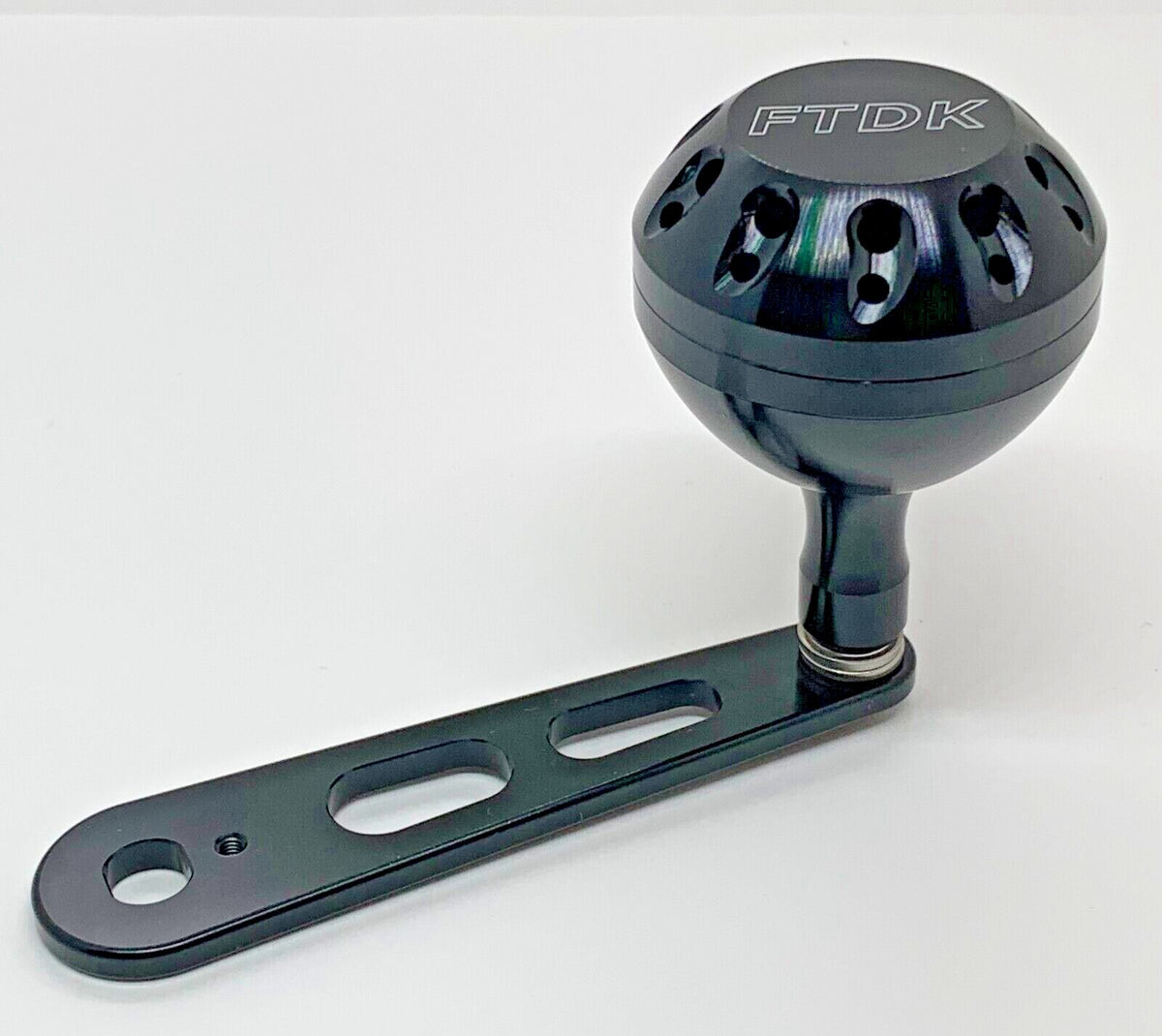 Fishing Reel Handle Kit with 47mm Knob for Saltwater Baitcasting Reels - Custom Aluminum
