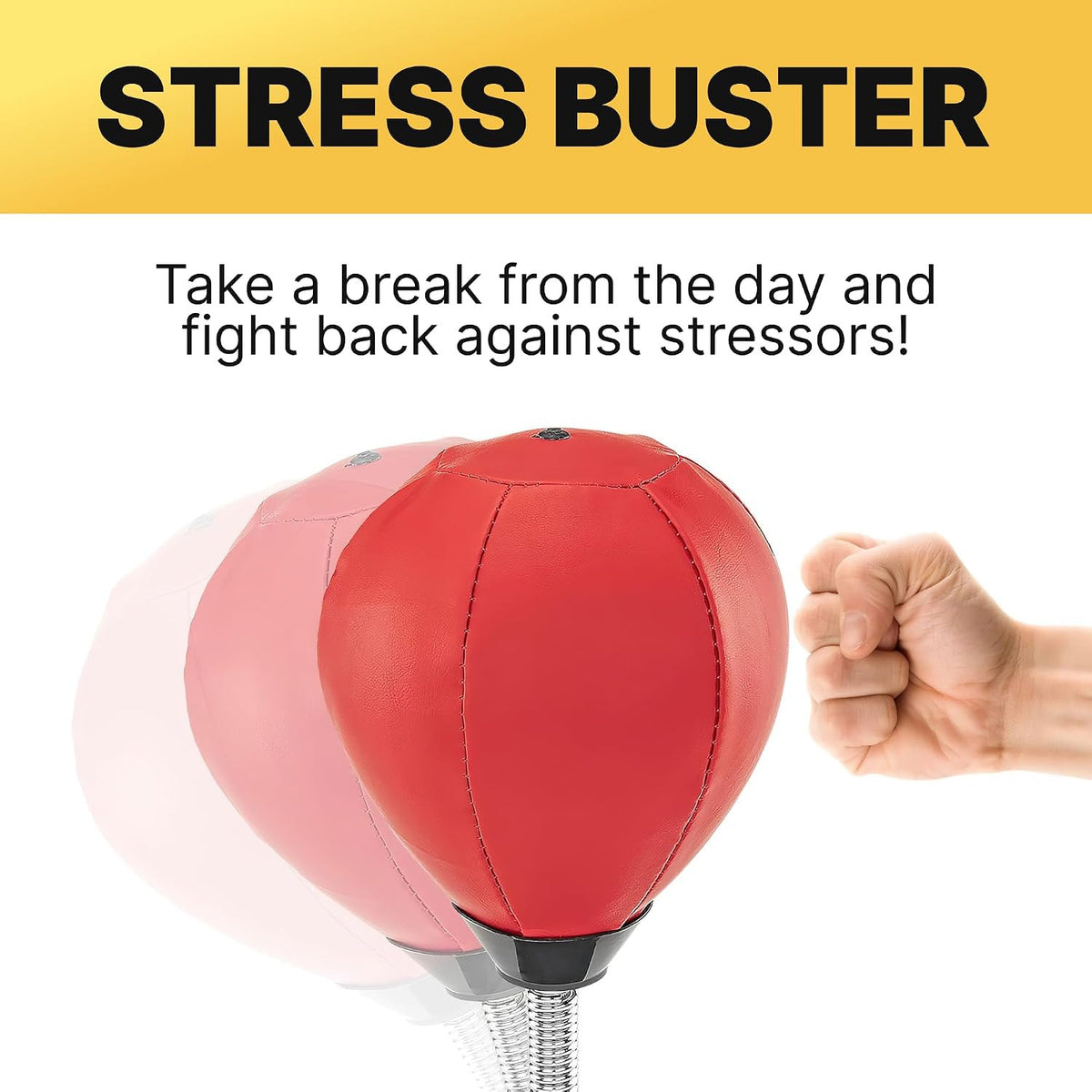 Desktop Punching Bag Stress Relief Gag Toy for Office & Home