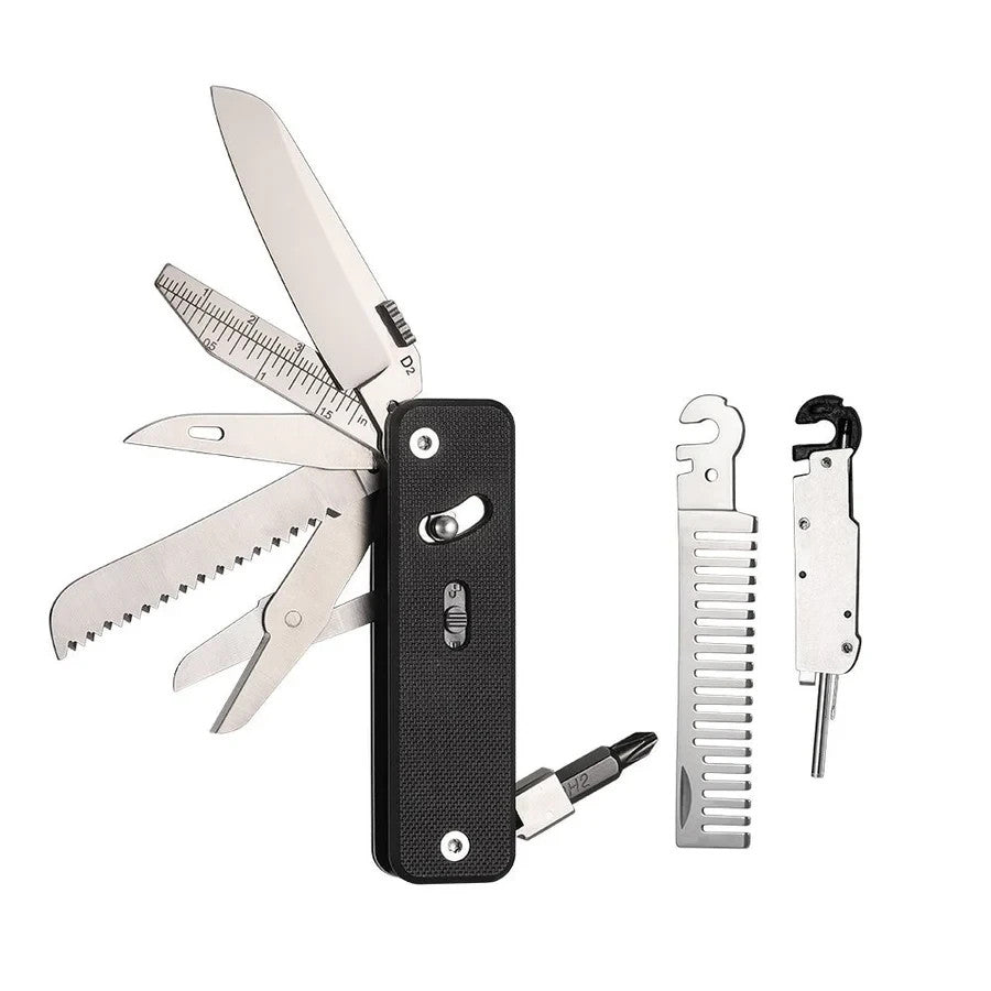 Multitool with 6 Tools & 2 Bonus Tools - Modular Hand Tool for DIY and Crafts