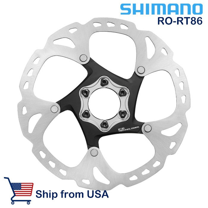 Cycling Brake Rotor 6-Bolt Mount, Compatible with 160mm, 180mm, 203mm