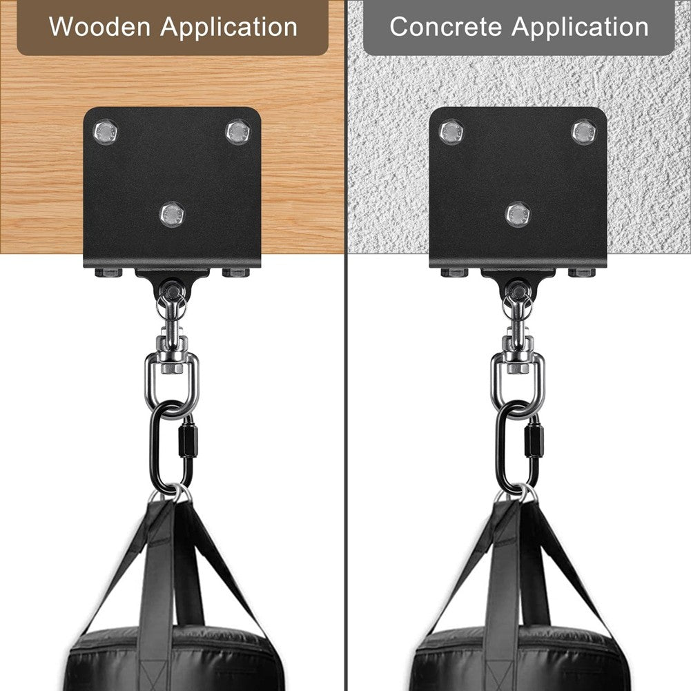 Heavy Bag Hanger with 360° Swivel - Boxing & Martial Arts Mount Bracket