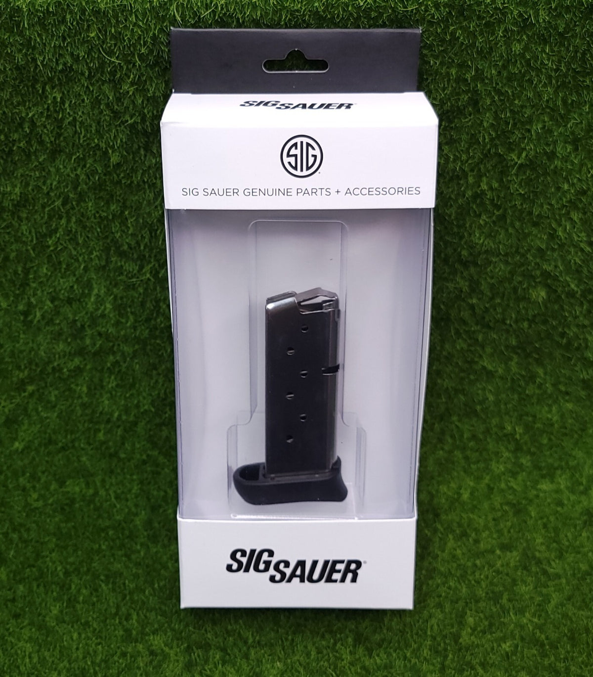 Sig Sauer P938 9mm 7-Round Stainless Steel Magazine with Finger Rest