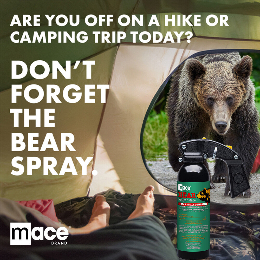 Bear Repellant Spray 16 oz with Safety Rack - Outdoor Self Defense