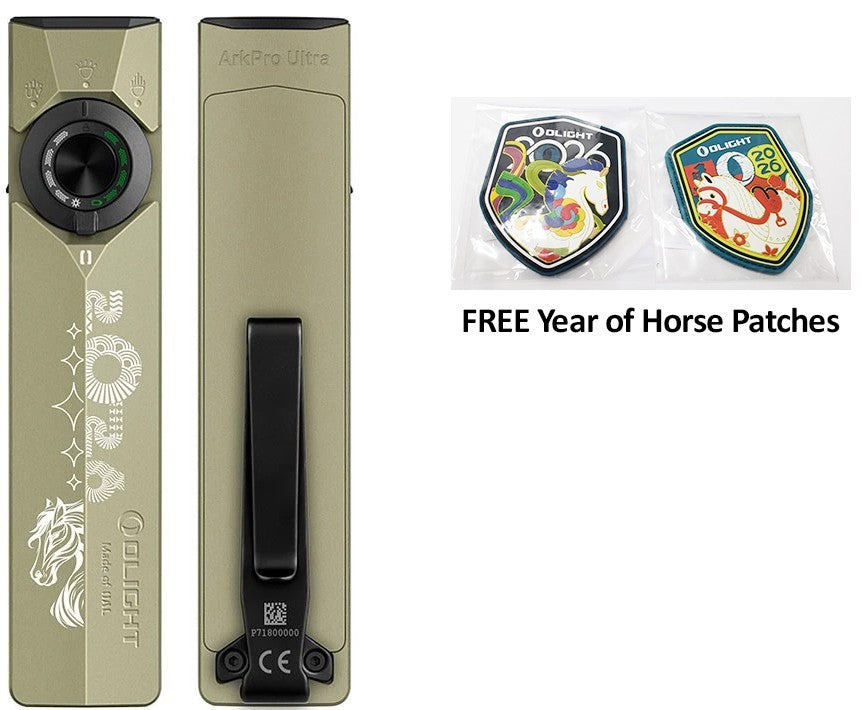 Olight ArkPro Ultra Class 3R LED Flashlight with Green Laser & UV Light