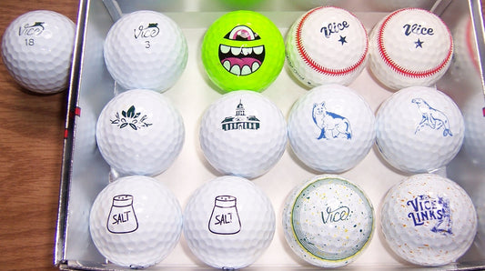 Collectible Vice Golf Balls Assortment - Mint & Near Mint Condition