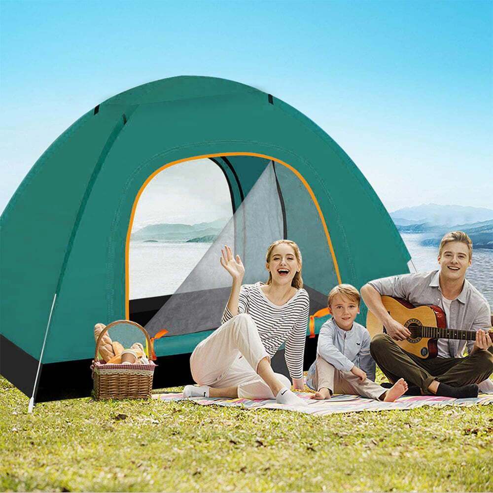6 Pack 2 Person Outdoor Camping Tents with Rain Fly and Carrying Bag for Homeless Emergency Shelter