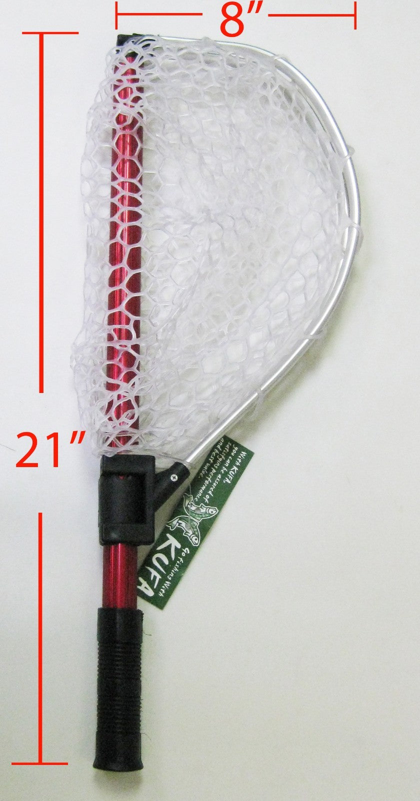 Collapsible Aluminum Fishing Landing Net - 36x15 Inch Extended Size