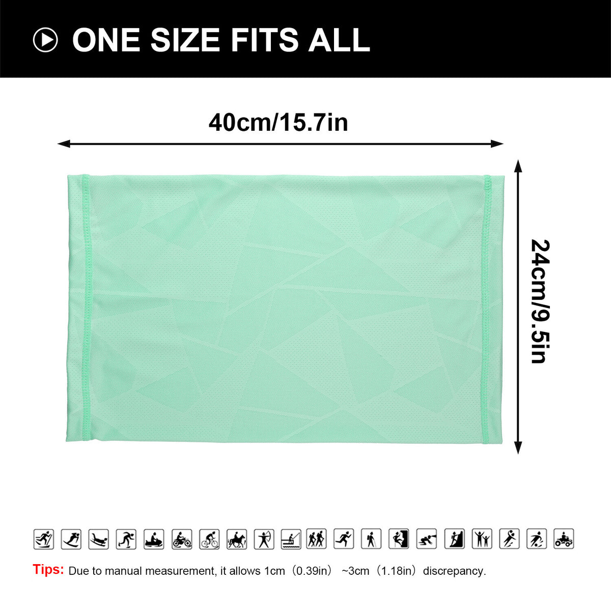 Breathable Summer Neck Gaiter Face Mask for Men Women Outdoor Sports