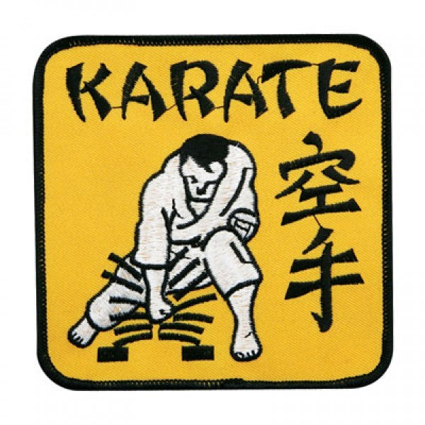 Martial Arts Patch 4-Inch Karate Embellishment Sew-On or Heat-Activated