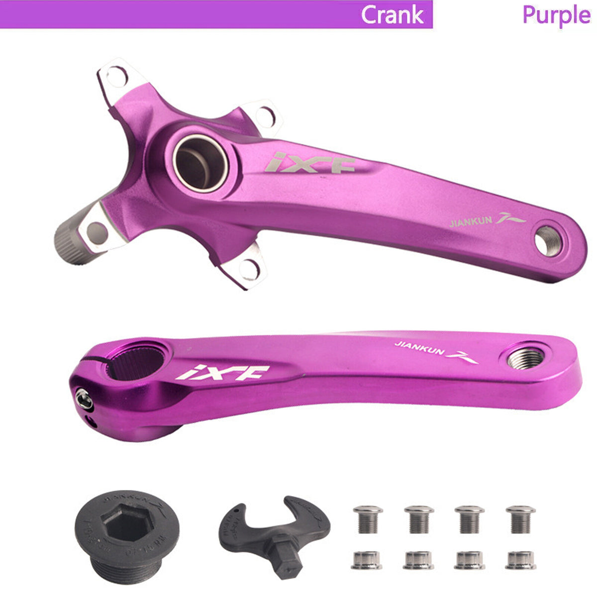 Mountain Bike Crank Set 170mm Hollowtech 64/104BCD with Bottom Bracket
