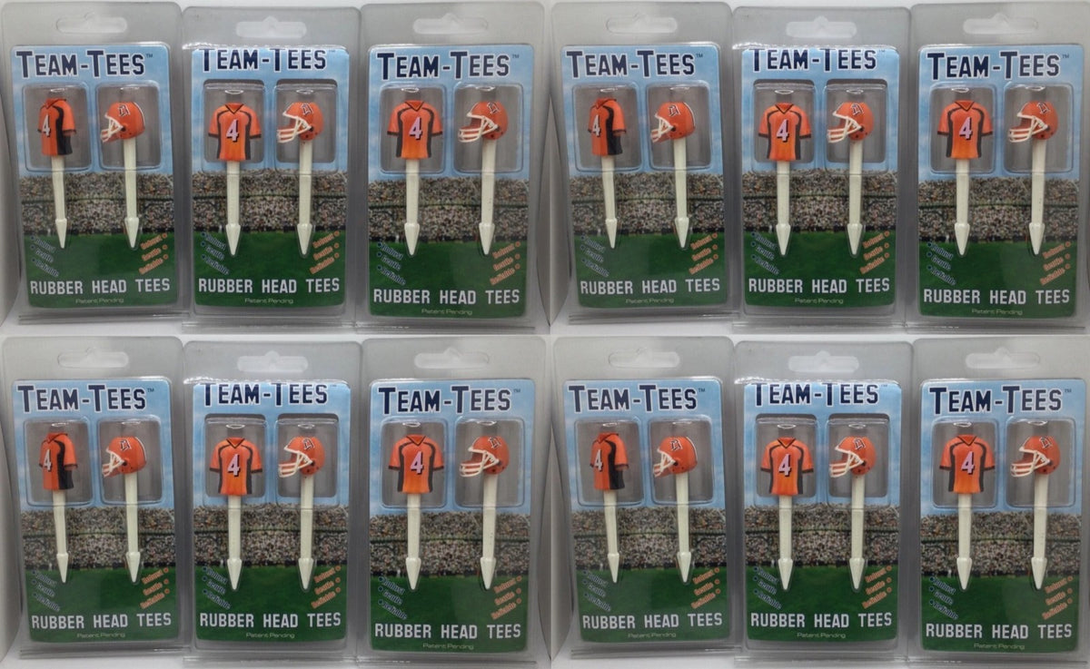 Golf Pro Rubber Head Team Tees - Bowling Green Falcons Golf Accessories, 24 Pack