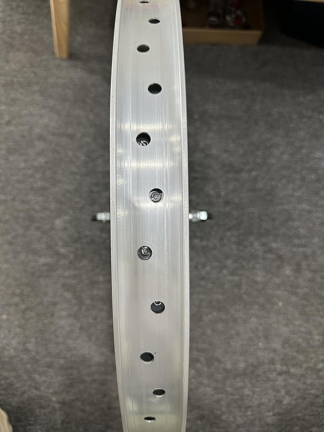 26 Inch Bicycle Rear Wheel Rim 48 Spokes Aluminum Alloy 12G for 26x2.35-3.5 Tires