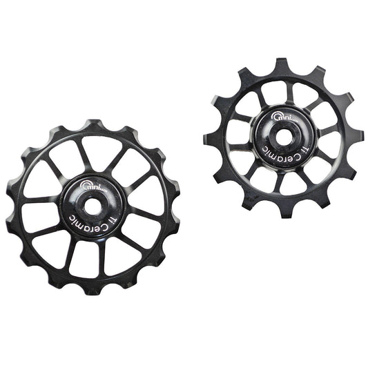 Lightweight Oversize Ti Ceramic Derailleur Pulleys for 11 Speed SRAM Bikes