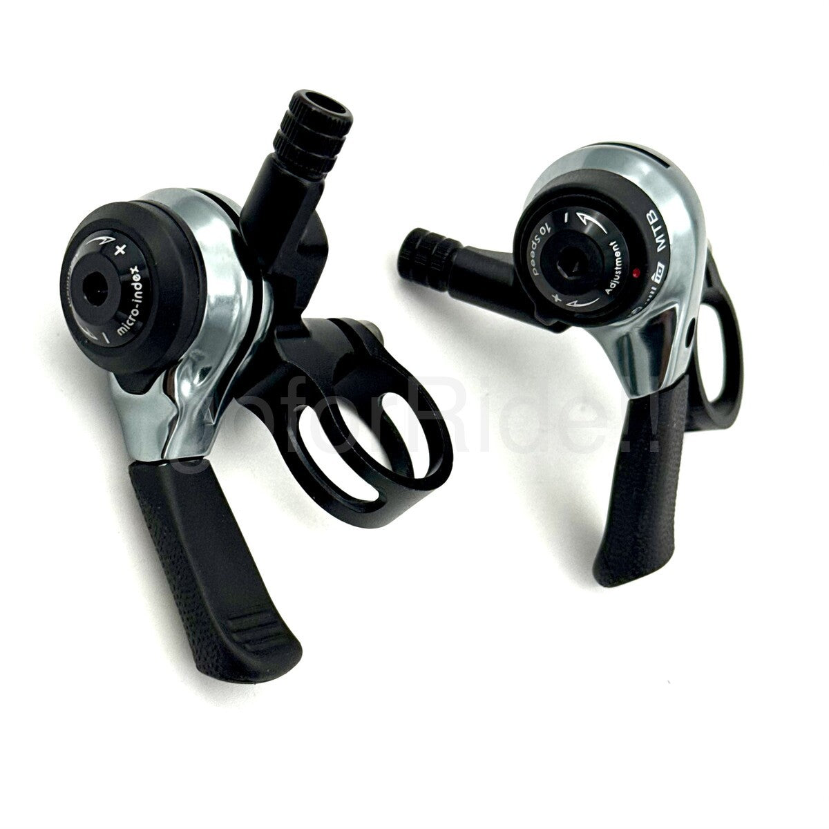 Microshift 2/3x10 Speed MTB Thumb Shifter Pair - Left & Right, 22.2mm Clamp