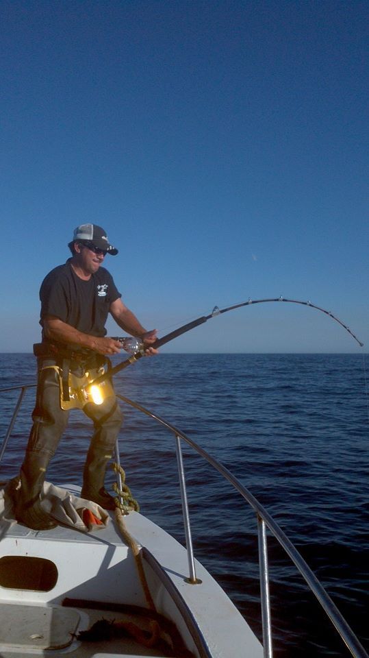 Fishing Belt with Reel Harness for Big Game Jigging - Size M