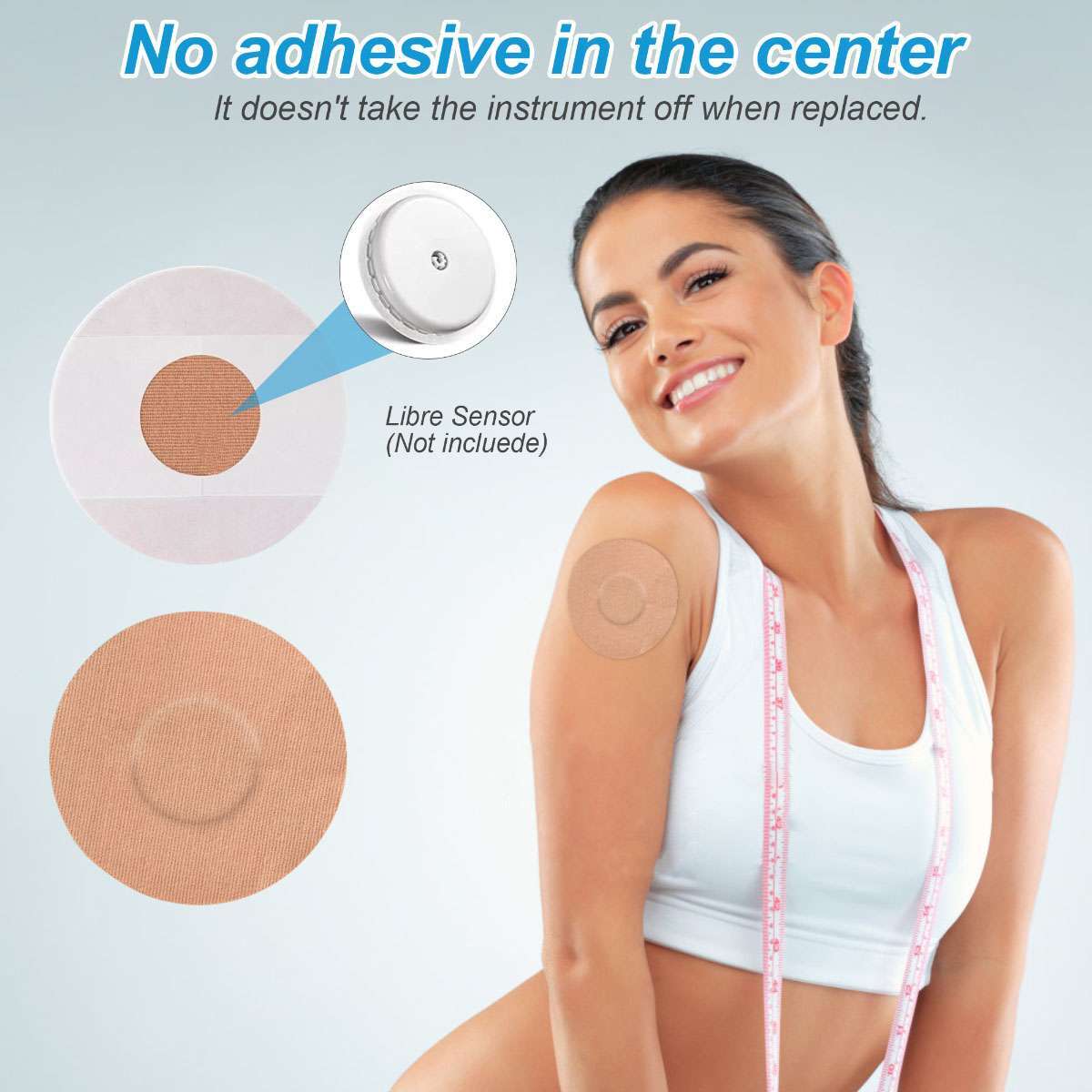 Waterproof Breathable Adhesive Sensor Covers for FreeStyle Libre
