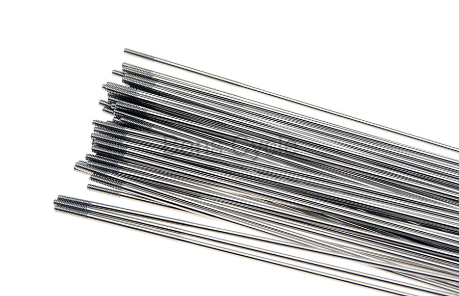 Bicycle Spokes Double Butted 263mm 15g Silver Pack of 10 - Wheel Building Parts