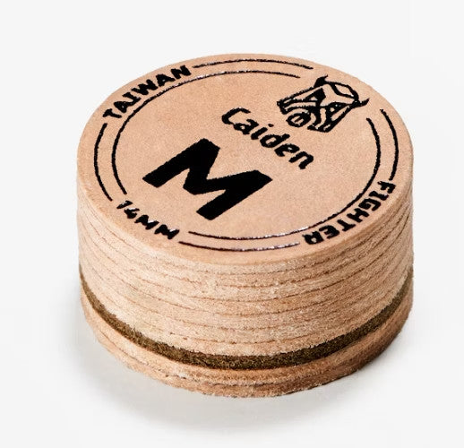 Caiden Fighter Medium Tip 10-Layer Leather Billiard Cue Tip