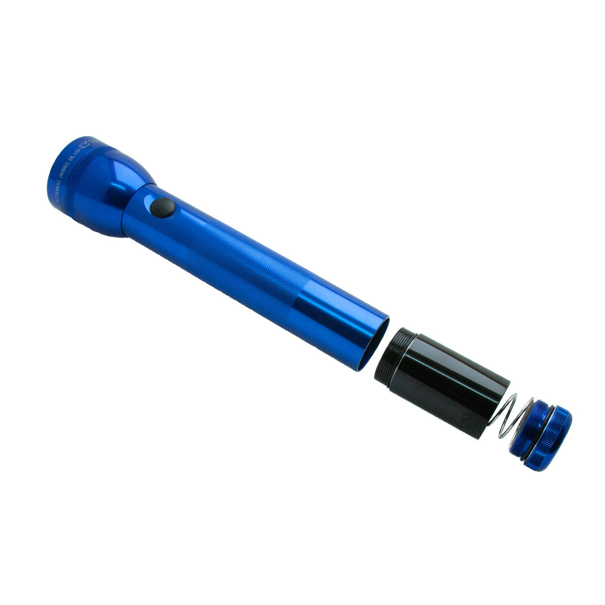 Heavy Duty Titanium C Cell Flashlight Extension Tube 7 inch with Coupler