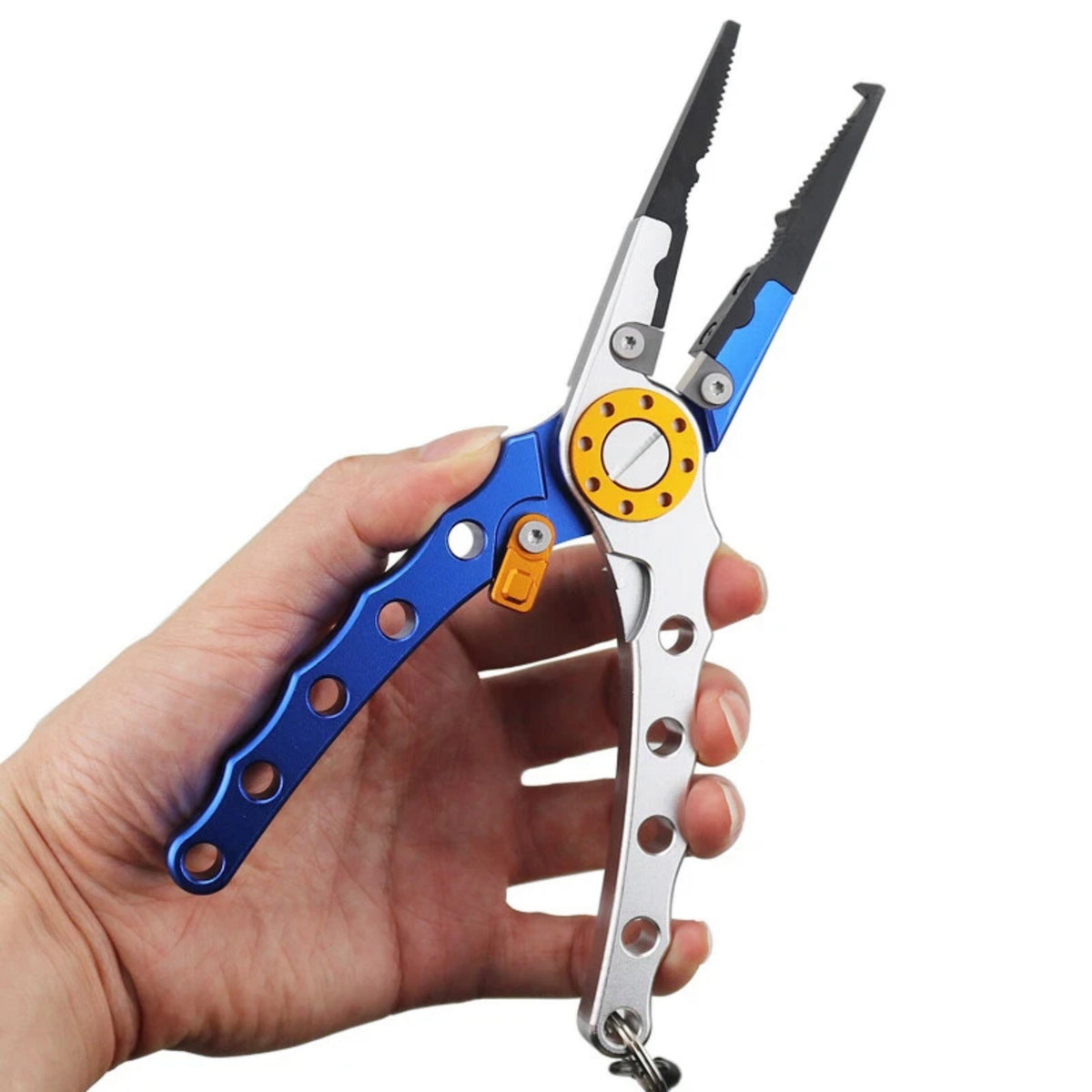 Aluminum Fishing Pliers with Braided Line Cutter and Hook Remover