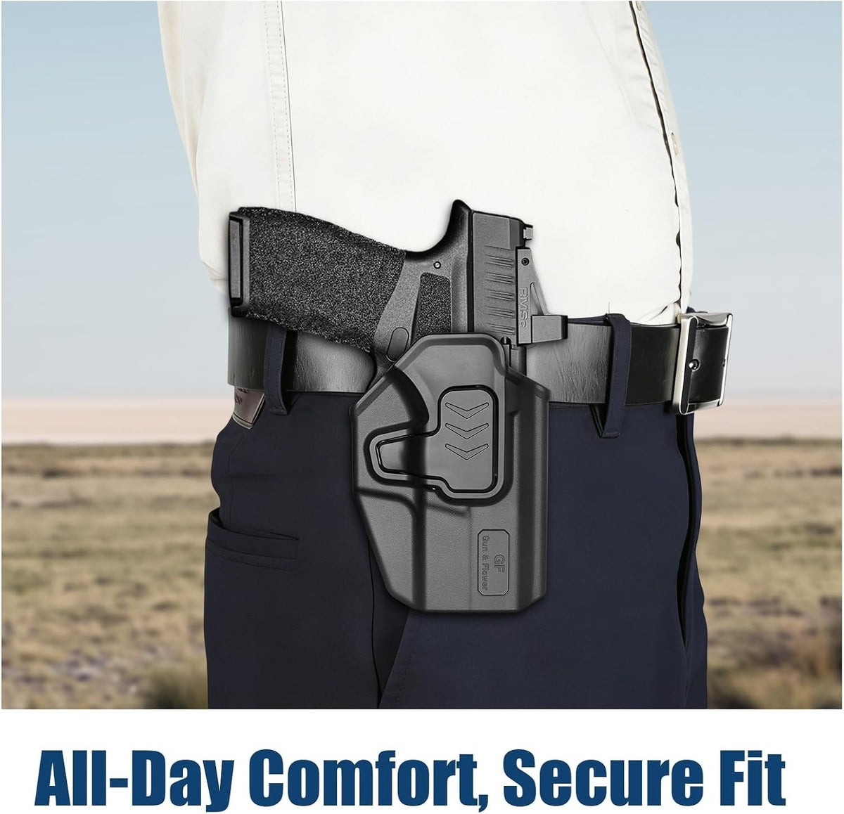 Level II Retention OWB Holster for Springfield Hellcat Pro, RDS Ready, Right Hand